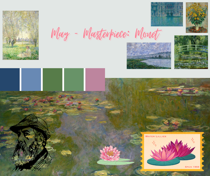 May Theme: Masterpiece - Monet