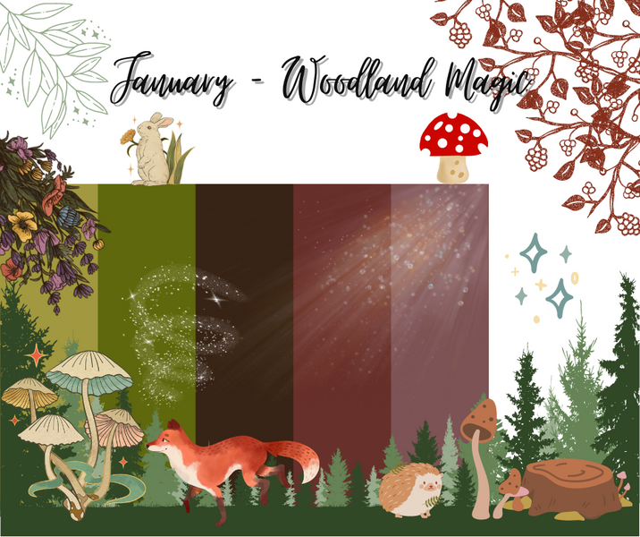 January Theme - Woodland Magic