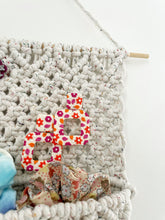 Load image into Gallery viewer, Macrame Wall Hanging/Earring Storage
