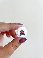 Load image into Gallery viewer, Purple Daisy Charm (individual)