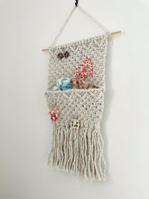 Load image into Gallery viewer, Macrame Wall Hanging/Earring Storage