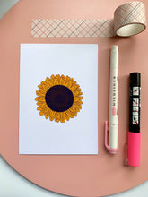 Load image into Gallery viewer, White Sunflower Prints
