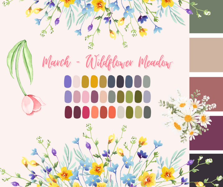 March Theme: Wildflower Meadow