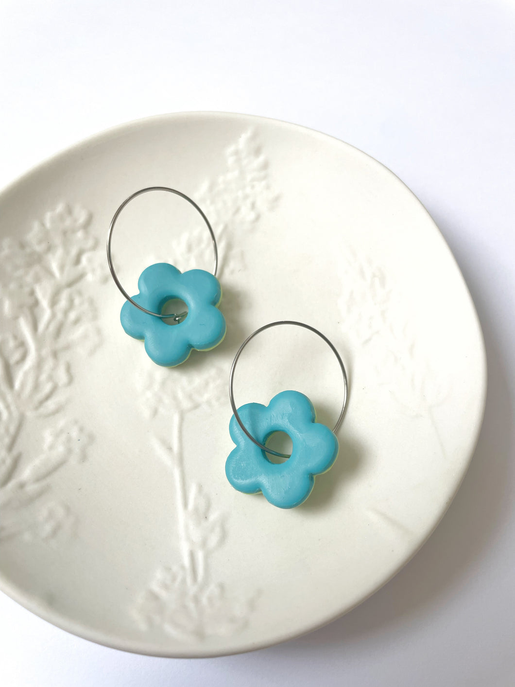 Double Act Flower Hoops