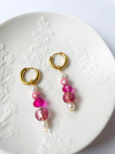 Load image into Gallery viewer, Polly Pocket Beaded Hoops
