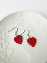 Load image into Gallery viewer, Red Knit Mini Hearts
