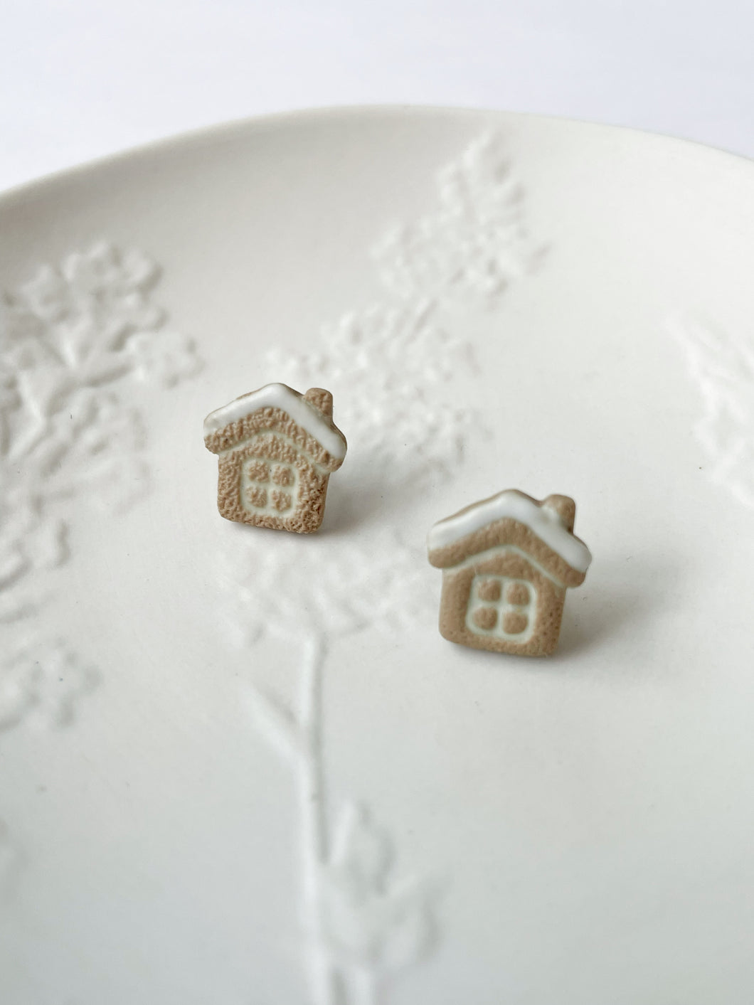 Cabin Cookie Studs