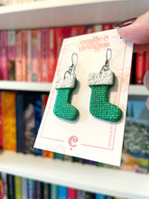 Load image into Gallery viewer, Green Glitter Stockings
