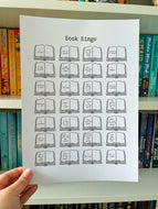 Book Bingo A4 Poster Print