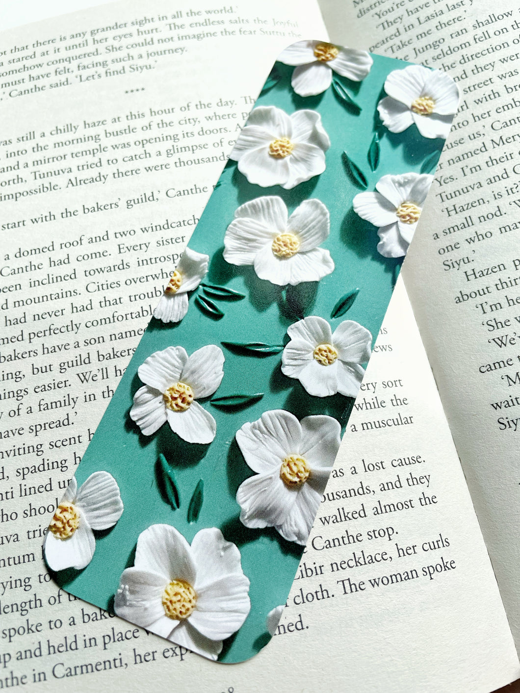 Sage Blossom Bookmark