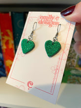 Load image into Gallery viewer, Green Festive Mini Hearts
