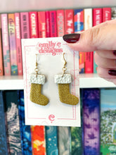 Load image into Gallery viewer, Gold Glitter Stockings
