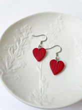 Load image into Gallery viewer, Red Knit Mini Hearts
