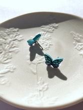 Load image into Gallery viewer, Quicksilver Butterfly Studs
