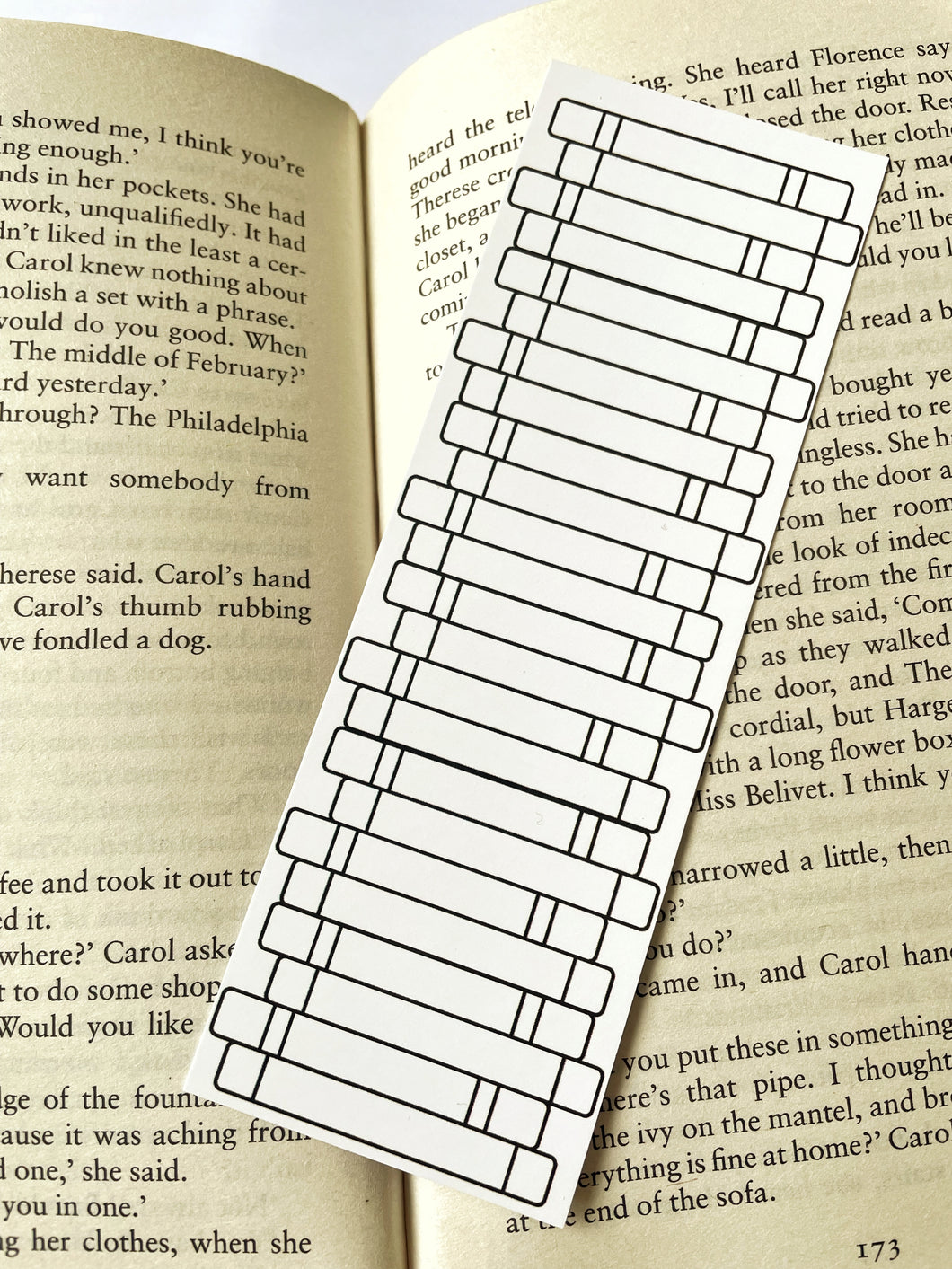 Book Stack Bookmark