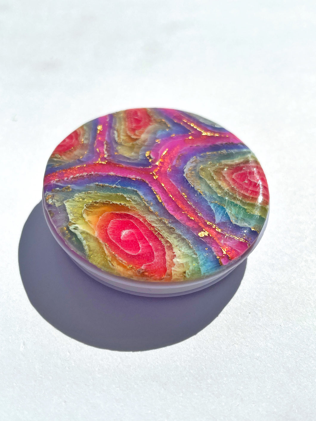 Rainbow Agate Pop Grip