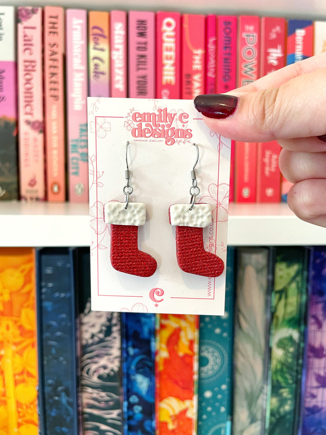 Red Glitter Stockings