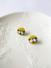 Load image into Gallery viewer, MADE TO ORDER: Fuzzy Bee Studs
