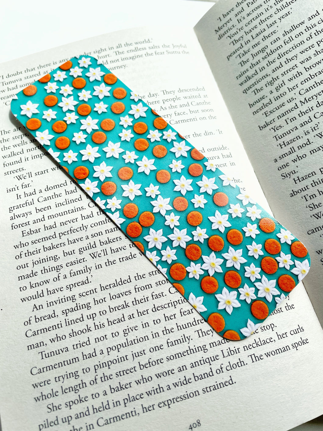 Orange Blossom Bookmark