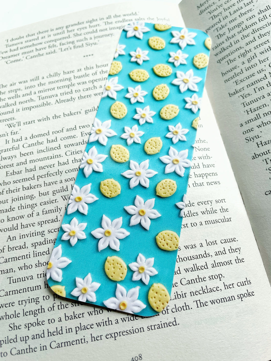 Lemon Blossom Bookmark