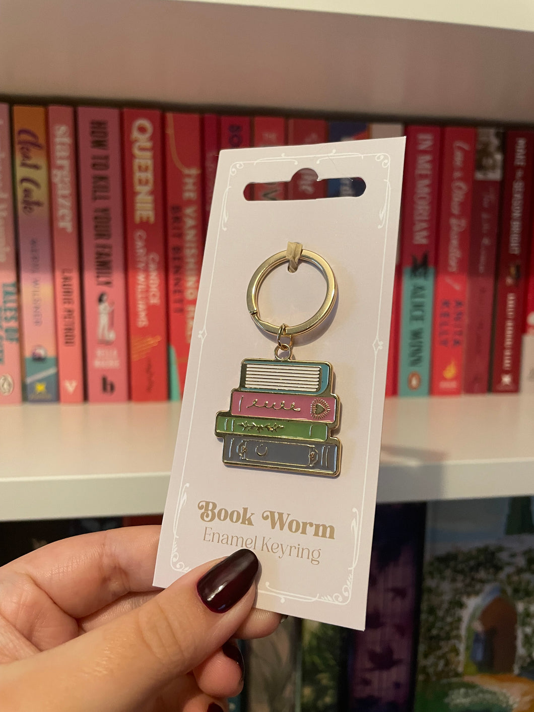 Book Worm Keyring