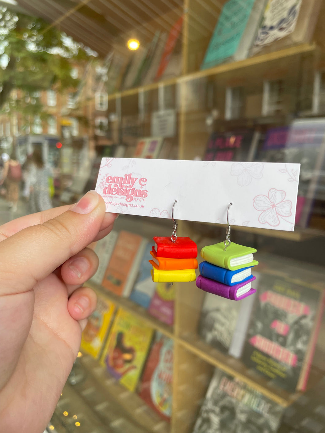 MADE TO ORDER: Rainbow Book Stacks