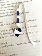 Cow Print Charm Bookmark