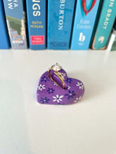 Load image into Gallery viewer, Purple Floral Ring Holder
