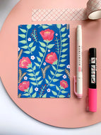 Blue Floral Print